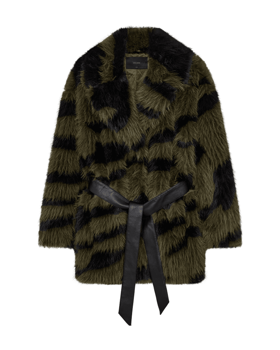 Plushy Jacket Dark Olive