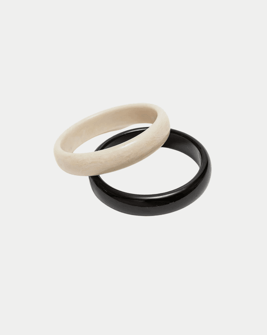 Hovedbilde Bangle 2 Set Black/White