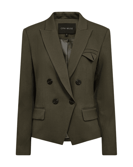Hovedbilde Tailor Blazer Short Ivy Green Melange
