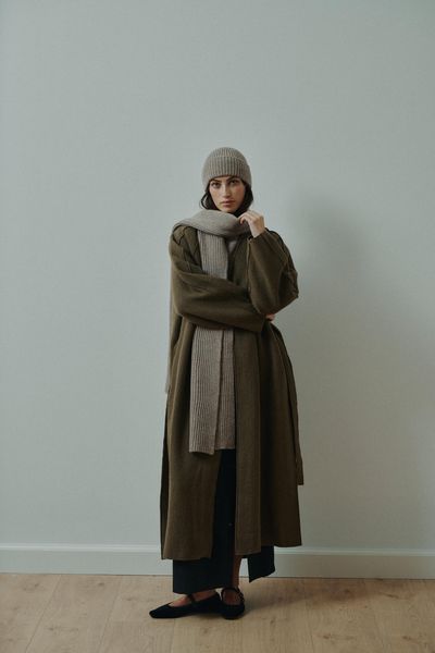 Hovedbilde Silje Scarf Light Brown Melange