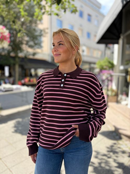 Hovedbilde Adanne Polo Bordeaux/Pink